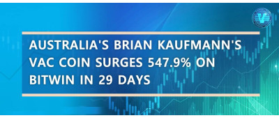 Australia's Brian Kaufmann's VAC Coin Surges 547.9% on BitWin in 29 Days