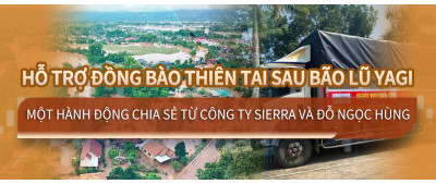 Hỗ Trợ Đồng Bào Thiên Tai Sau Bão Lũ Yagi - Một Hành Động Chia Sẻ Từ Công Ty Sierra và Đỗ Ngọc Hùng